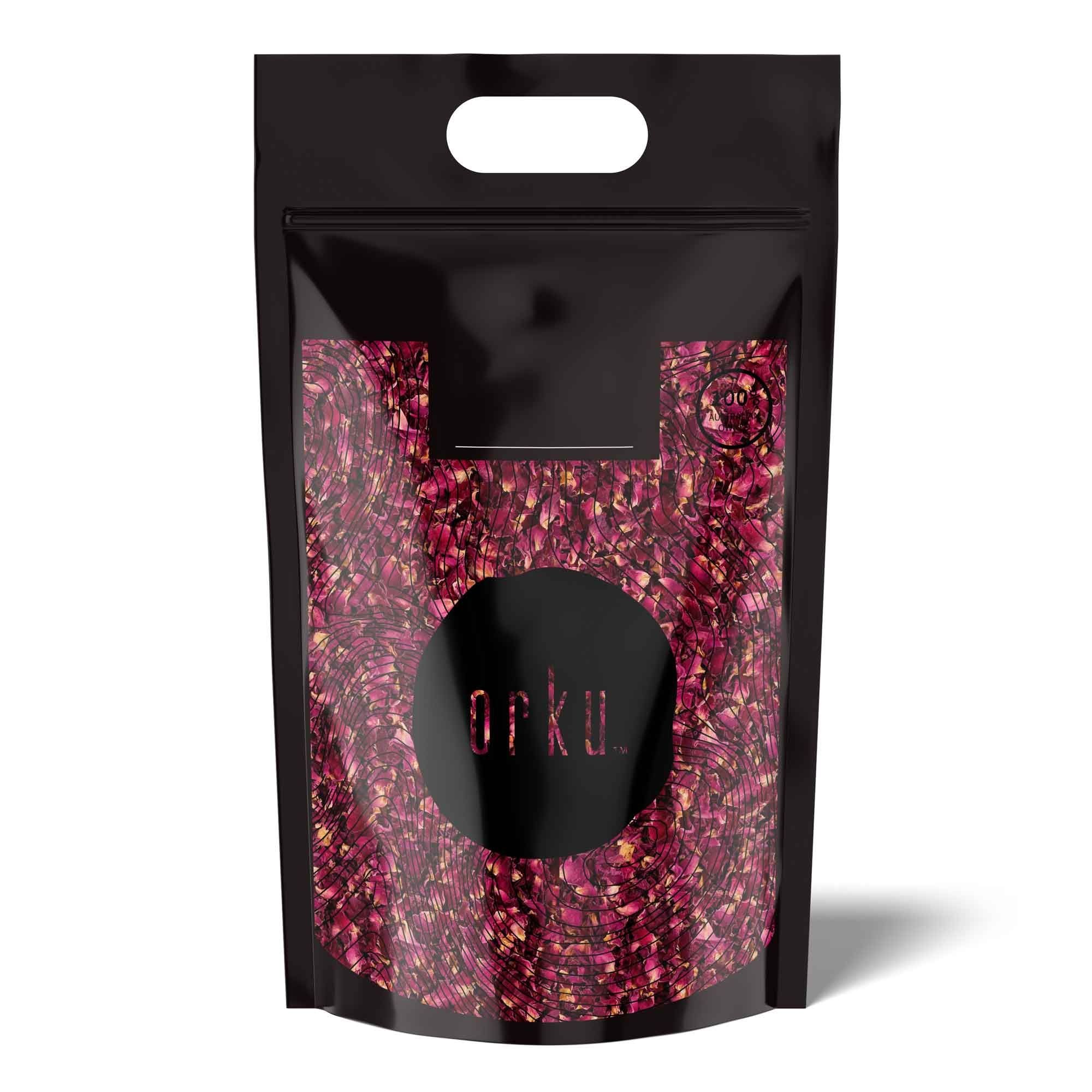 Orku 2Kg Organic Dried Red Rose Petals Potpourri Wedding Confetti Bulk